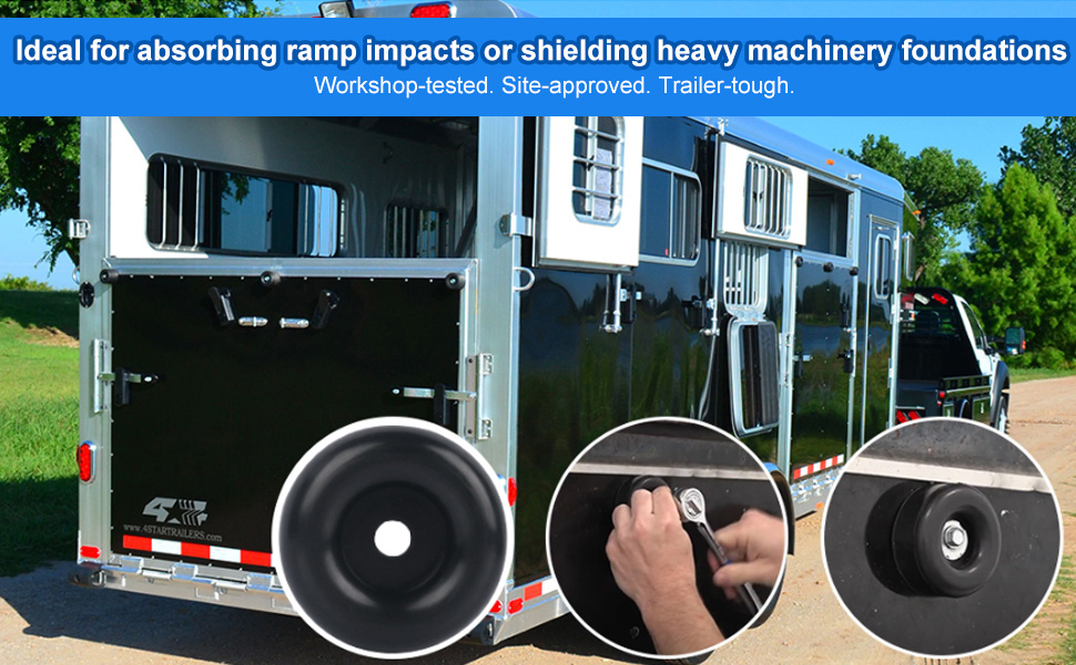 generator pad, heavy duty rubber feet, anti vibration foot pad