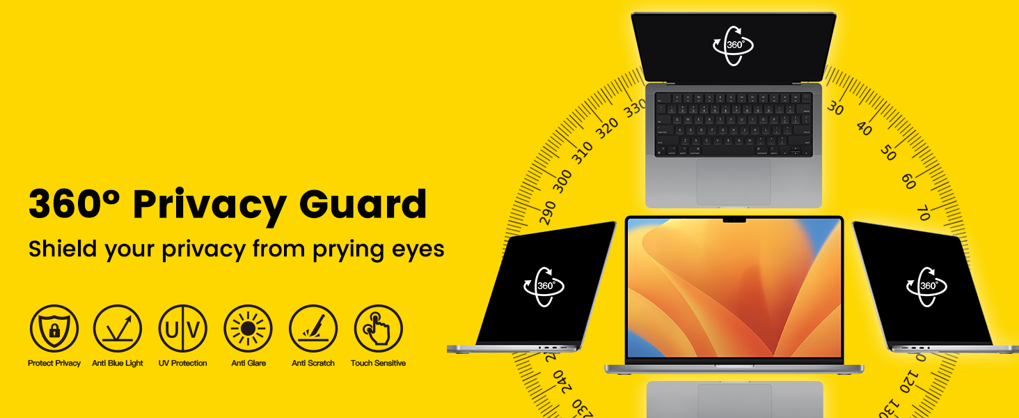 laptop privacy screen 16 inch