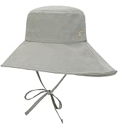 Powder Cotton Unbalanced Wide Brim Floppy Sun Hat Bucket Hat Christy