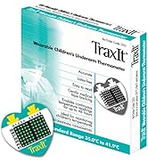Traxit Wearable Axillary Thermometer for Kids, Single Use Pediatric Thermometer Patch for Babies,...