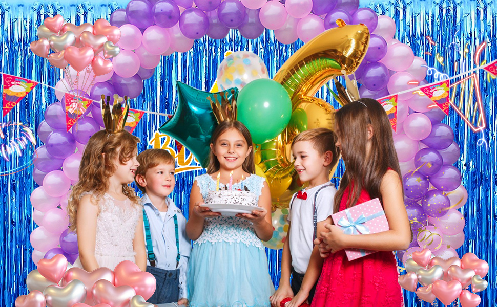 Tinsel Curtain Party Backdrop