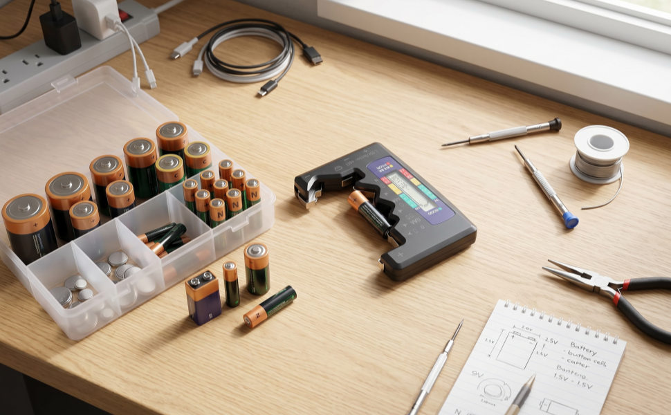Digital Battery Capacity Tester