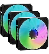 KINGCOOL DUALIS 120mm Infinity Mirror ARGB Cooling Fan - FDB Bearing, 71.30 CFM Airflow, 1.75 mmH...