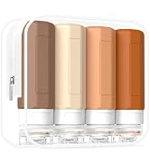 Redfly Travel Bottles for Toiletries, Tsa Approved 3oz Travel Size Containers, Leak Proof Travel ...