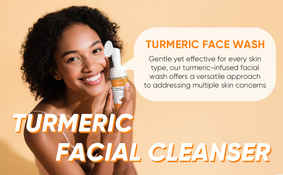 turmeric facial cleanser