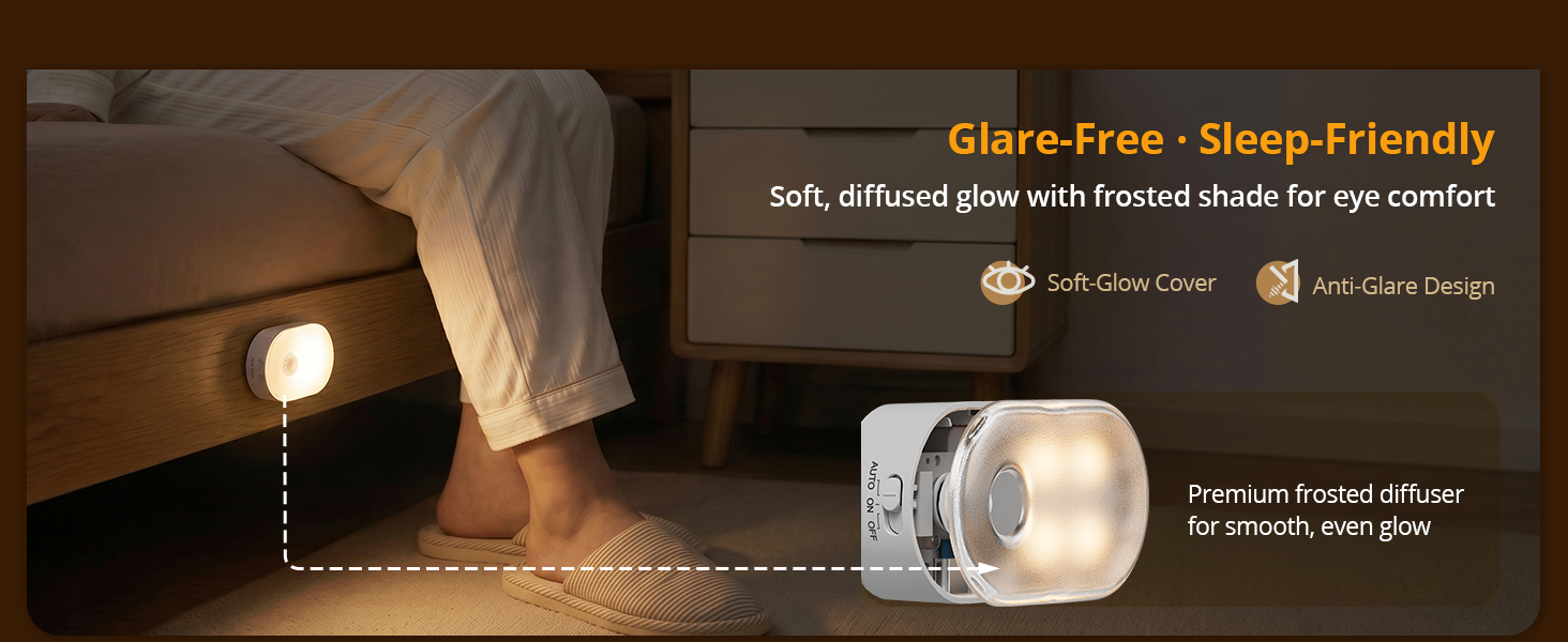 glare-free night light sleep-friendly