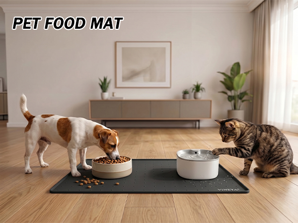 pet feeding mat