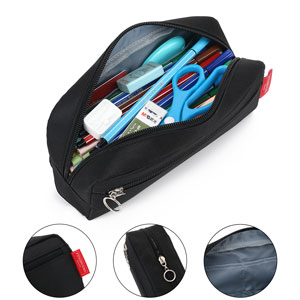 black pencil pouch