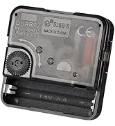 SUPVOX Quartz Clock Movement Replacement DIY Clock Mechanism Repair Part Accessory Silent Battery...