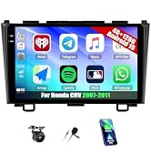 Android 15 4+128G Car Stereo for Honda CRV 2007 2008 2009 2010 2011 with Wireless Carplay Android...