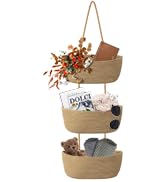 Wall Mounted Woven Hanging Basket