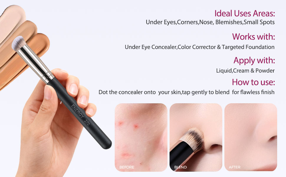 ENERGY Makeup brush for under eye concealer