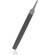 KALIM Half Round Medium Cut File, Double Cut Teeth, 6'' Length, Made of High Carbon Steel, Hand F...