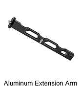 HSU Aluminum Extension Arm for Insta360 X3, 1/4"- 20 Screw Hole Metal Pole Mount Helmet Stick