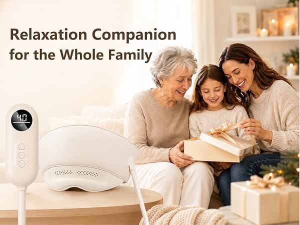 Family relaxation companion head massager for adults, seniors and shared home comfort