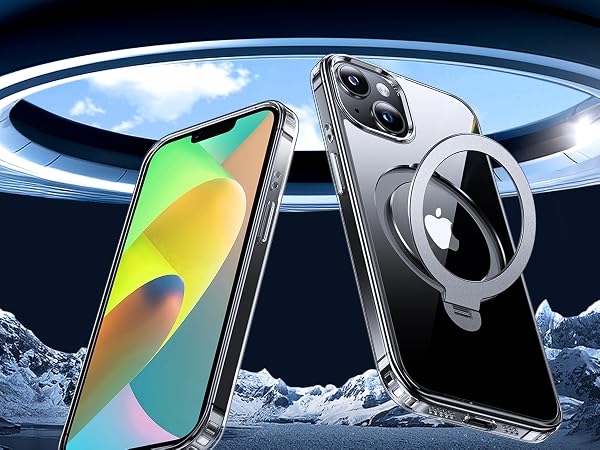 clear iphone 14 case with stand