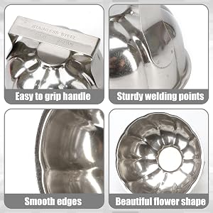 Flower Rice Molds – Cute Stainless Steel Press Mold
