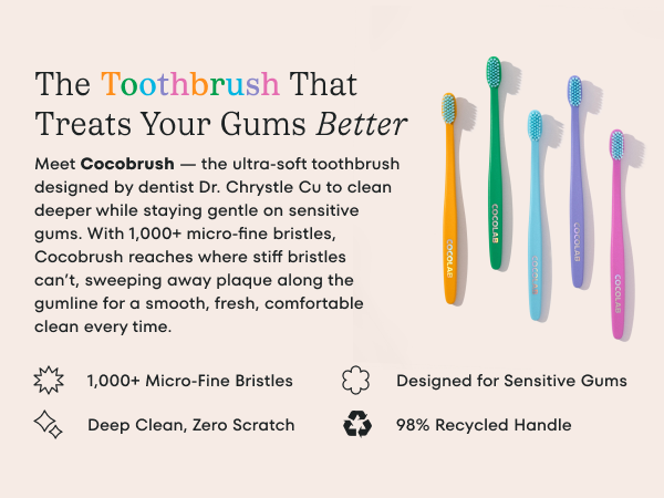 the toothbrush that treats your gums better