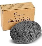 Maryton Natural Pumice Stone for Feet - Lava Foot Exfoliator Scrubber Pedicure Tools, Dead Skin C...