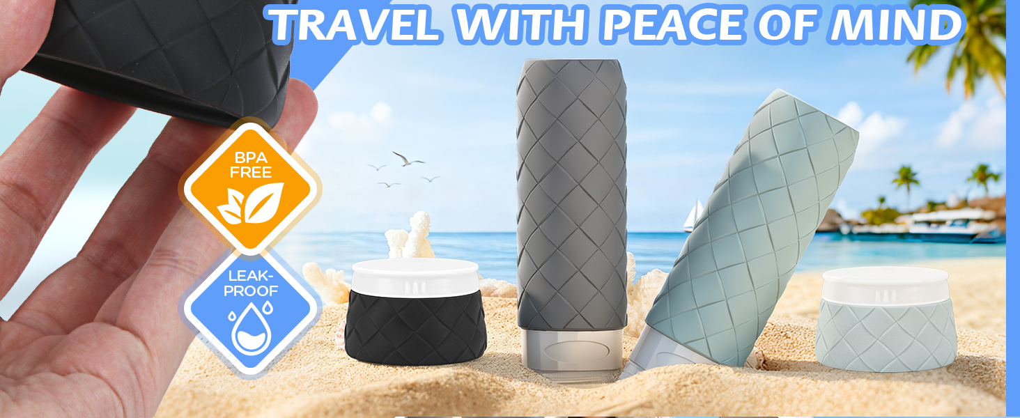 16 Pack Travel Bottles for Toiletries