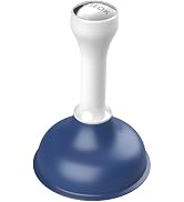 ROSEOK Sink Plunger, Mini Plunger with Short Handle, Powerful Plunger Unclogging Tool for Kitchen...