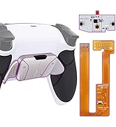 eXtremeRate Real Metal Buttons (RMB) Version RISE4 Remap Kit for PS5 Controller BDM-030 040 with ...