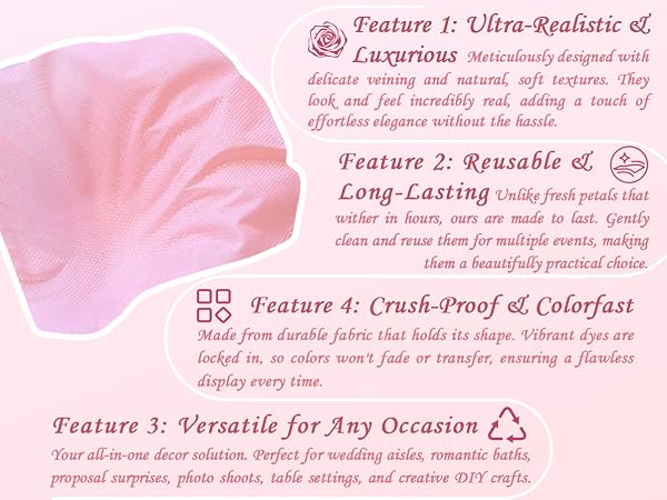 pink rose petals