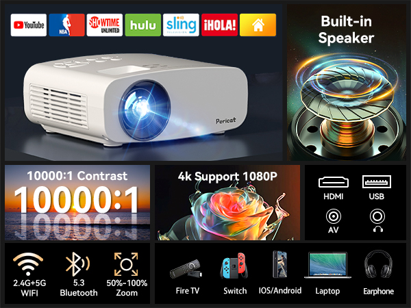 bluetooth projector