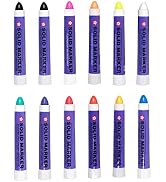 SAKURA Solid Paint Markers - 12 Assorted Permanent Marker Paint Pens - 2 Black Markers, 7 Assorte...