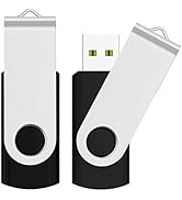 JUANWE 128GB USB Flash Drive 2 Pack 128GB Portable Thumb Drive USB 2.0 Storage Memory Stick for C...