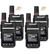 TIDRADIO TD-G18 Rapid Unlimited Range PoC Radio, Global Walkie Talkies Long Distance 6000 Miles, ...