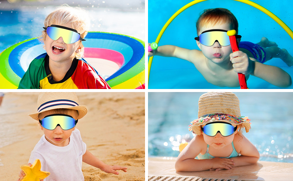 kids goggles for swimming 4-7