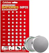 Cotchear 50pcs Alkaline Cell Batteries Assorted 1.5 Volt AG1/LR621 AG3/LR41 AG4/LR626 AG10/LR1130...