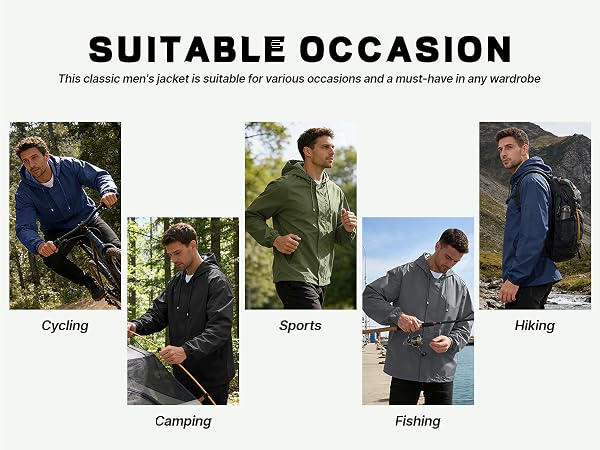 mens rain jackets