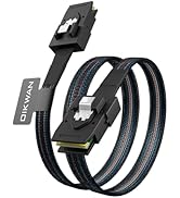 OIKWAN Internal Mini SAS to Mini SAS Cable, SFF8087 36 Pin to SFF8087 36Pin Data Cable Male Cord ...