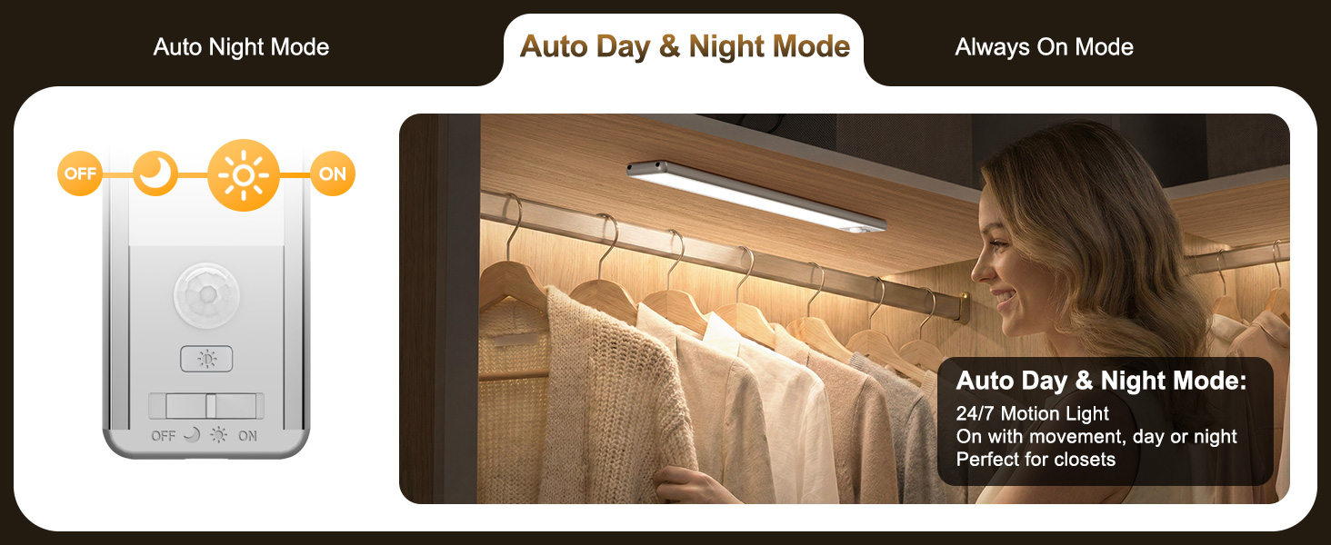 day or night perfect for closets