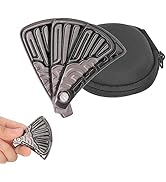 Jiawu Magnetic Metal Fidget Toy, Push Slider Folding Fan, EDC Fidget Slider Stress Relief Toys, A...