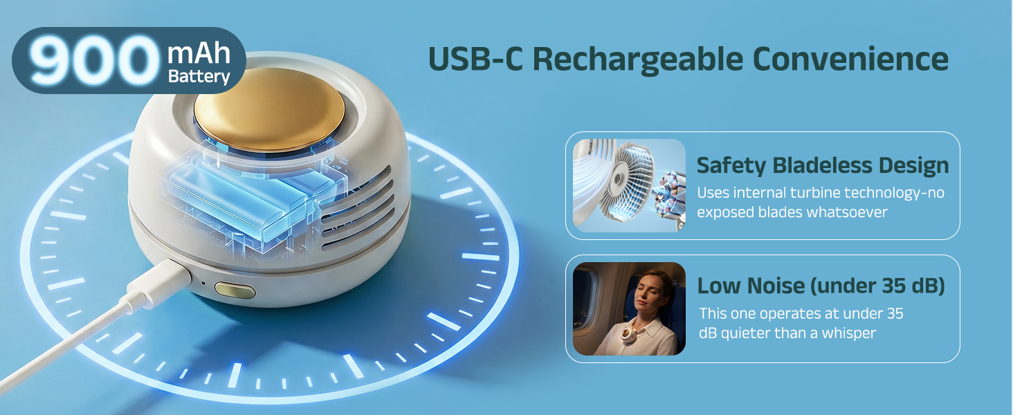 portable mini fan clip on