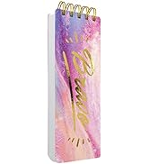 KiDEPOCH Spiral Memo List Pad, Sturdy Covers, 3 x 8.5, 300 Pages, Splashy Notes for School, Bravo...
