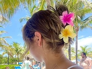 flower hair clips