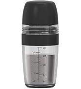 KITCHENDAO 2 in 1 Salad Dressing Shaker Container with Juicer, Pour Spout, Leakproof, Soft Grip, ...