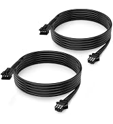 MICTUNING 2 Pack 10FT 3 Pin Rock Light Extension Wire Cable Cord - Only for Y1 RGB+IC LED Rock Li...