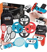 Orzly Family Sports Party Pack Accessories Bundle for Nintendo Switch and Switch OLED Console Gam...