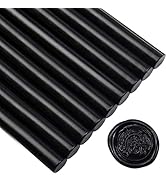 Black Sealing Wax Sticks for Glue Gun - 5.4"(L) - 12 Sticks