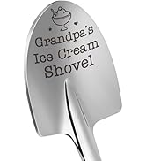Grandpa Papa Gifts for Birthday Fathers Day Funny Dad’s Ice Cream Shovel Spoon Presents for Grand...