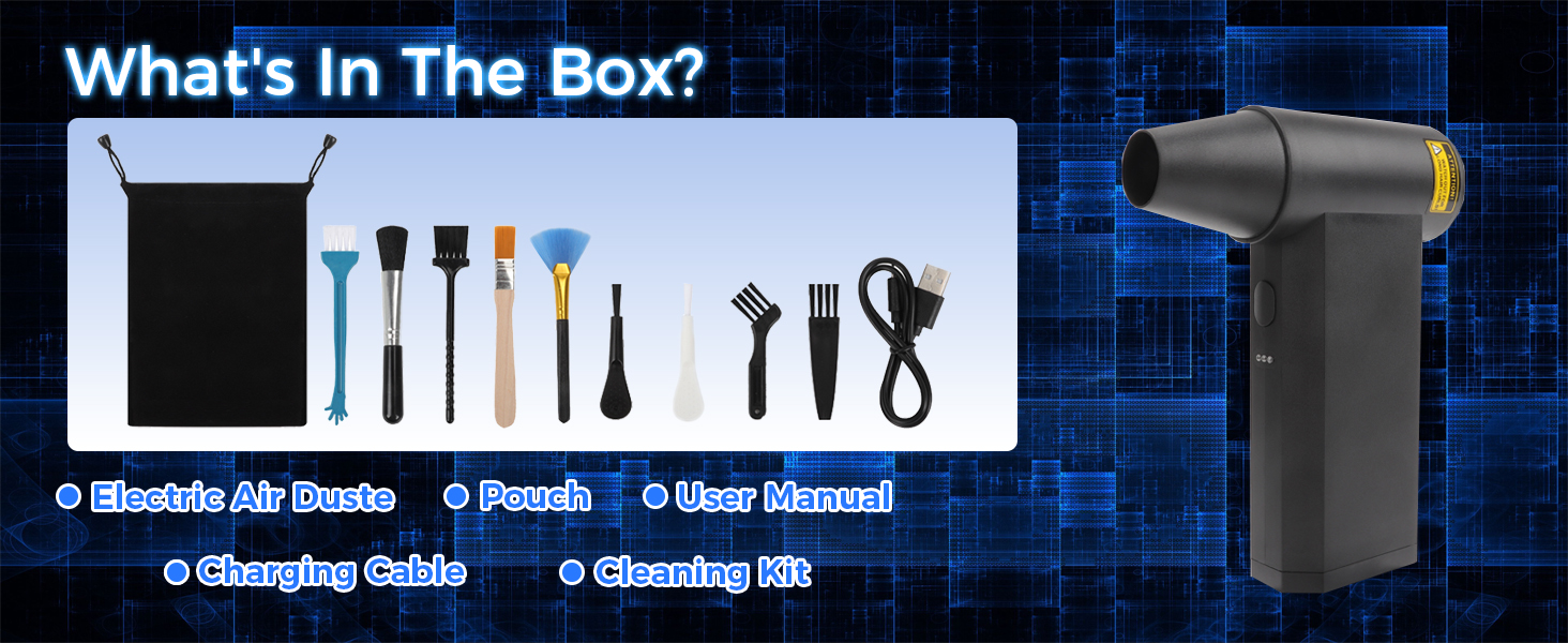 Rechargeable Air Blower Duster