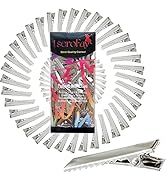 120Pcs Alligator Hair Bows Clips for Crafts,(4.5cm/1.77") DIY Bow Clips Bulk, Gator Metal Clip, H...