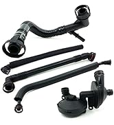 Crankcase Ventilation Valve Oil Separator Hose Compatible with BMW E46 E60 E39 X3 X5 320i, 323i, ...