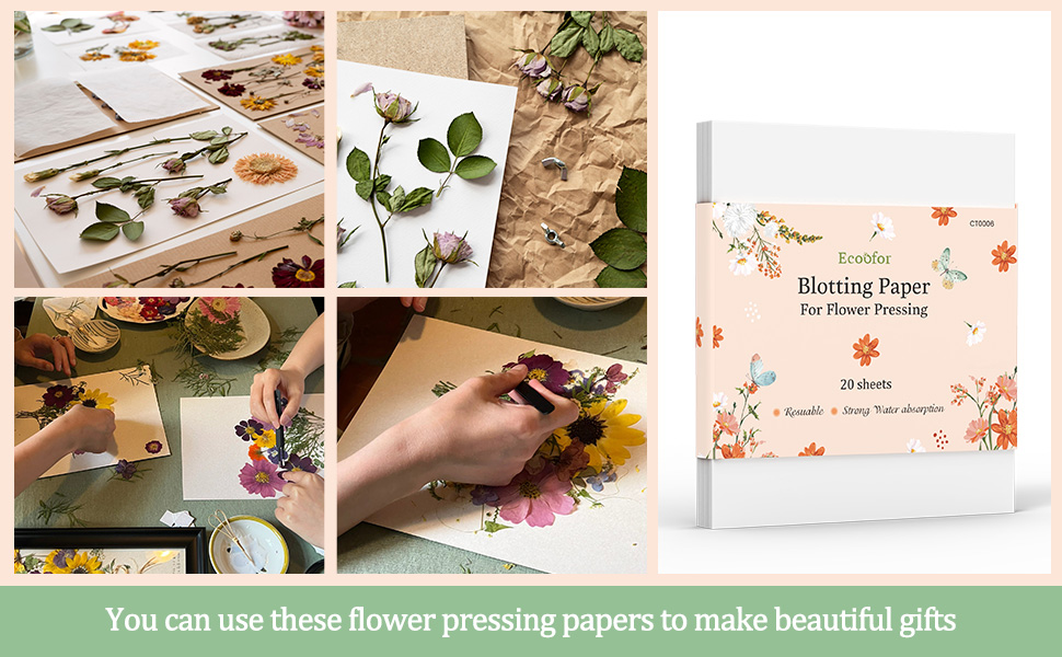 Blotting Paper for Flower Pressing