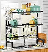 3 tier over sink dish rack